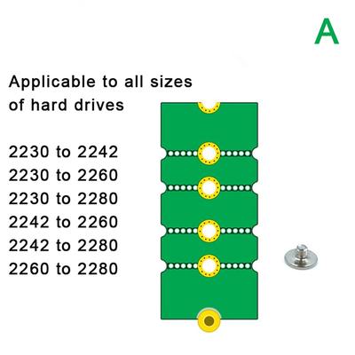 Ngff M.2 Ssd адаптер карта 2242 на 2280 2230 на 2280 переходная карта адаптер плата расширения стойка переходная карта конвертер