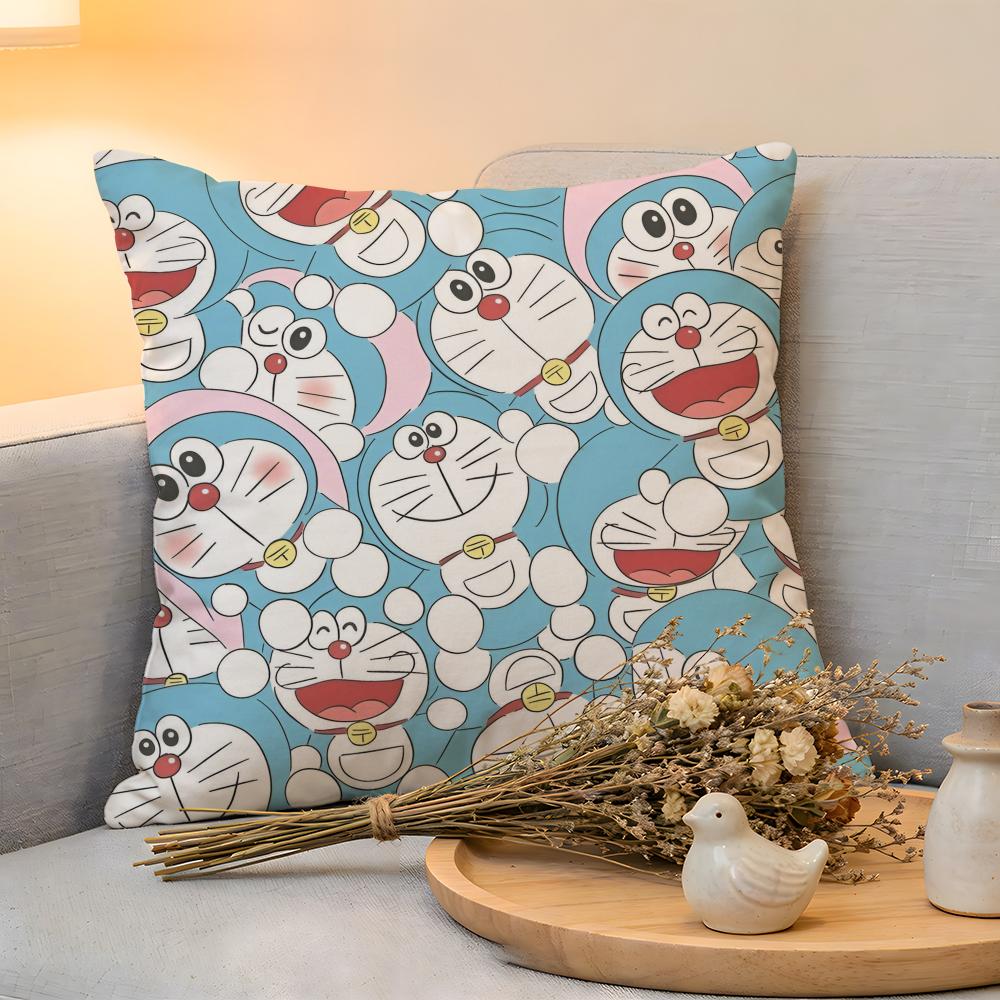 Cushion Cover Linen SkinFriendly Soft Decorative Case for Sofa Home Decor Kwaii Anime DDSoraemoSn Pillow cover
