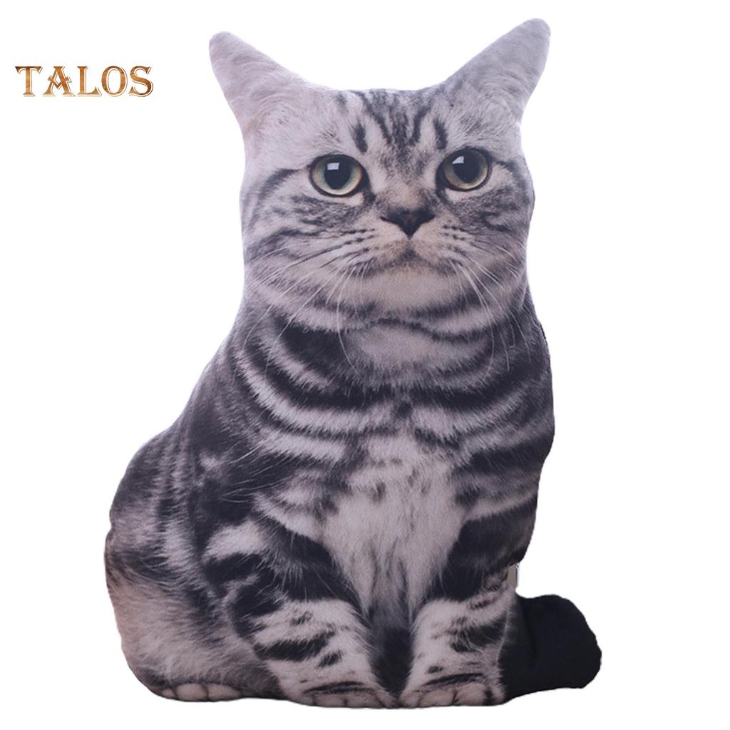 Baby-k 50 см милая имитация трехмерной подушки для кошки с рисунком тигра плюшевая игрушка-кукла