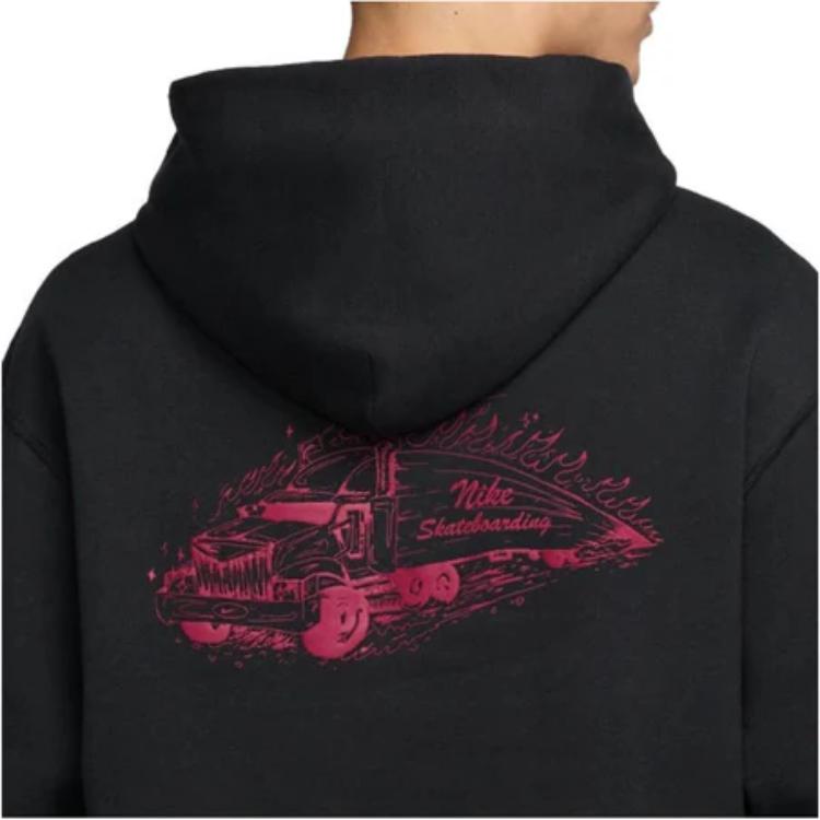 Nike Повседневная модная толстовка с капюшоном Мужская толстовка черного цвета FV7381-010