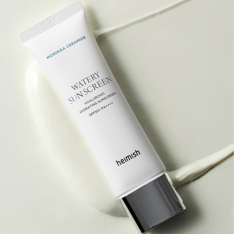 Heimish Моринга Керамид Гиалуроновый Увлажняющий Водный Солнцезащитный Крем SPF 50+ PA++++ 50 мл