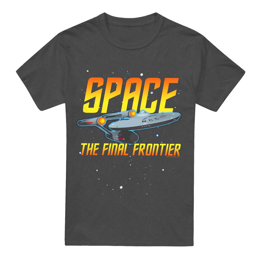 Star Trek Unisex Adult Space T-Shirt