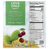 Love Child Organics, Nature's Path, Oaty Chomps™ Organic Bars, 12+ Months, Cherry + Spinach, 5 Individually Wrapped Bars, 0.8 oz (23 g) Each