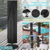 1-10Pcs Outdoor Parasol Cover 210D Oxford Cloth Waterproof Umbrella Protector Large Dustproof Anti-UV Parasol Cover with Zipper
