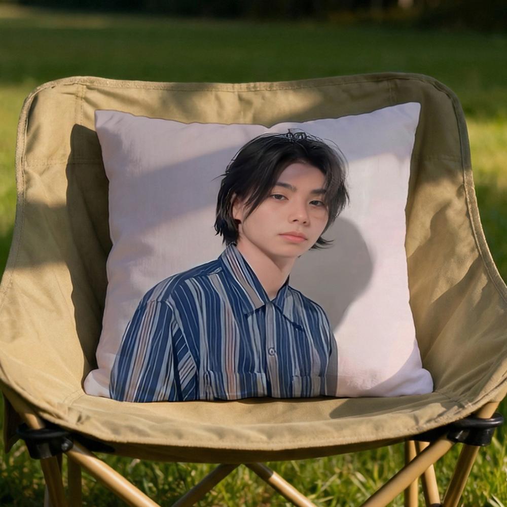 Actor NNijiro Murakami Cushion Cover Soft Reversible Durable Pillow Cover MultiScene Use for Home Car Daily Comfort