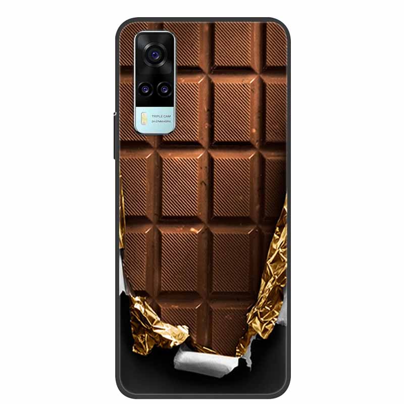 Чехол для vivo Y31 2021 Ударопрочный Мягкий силикон ТПУ Задняя крышка Для Vivo Y53S 4G Y31 2021 Y 31 Чехол V2036 Чехол для телефона Милый мультяшный