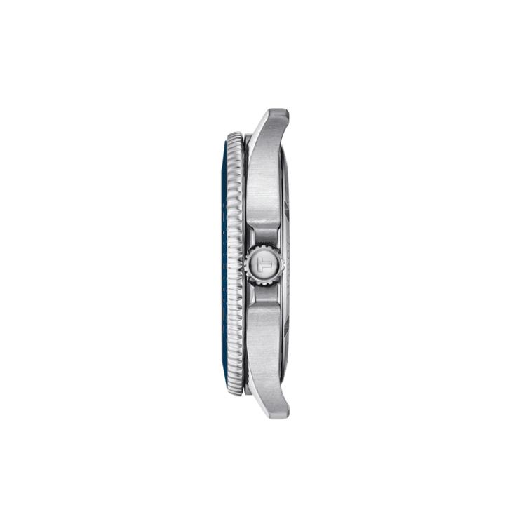 Tissot Коллекция Starfish Кварцевый механизм Водонепроницаемость 300 метров Мужские часы Часы Синий циферблат T120.410.11.041.00