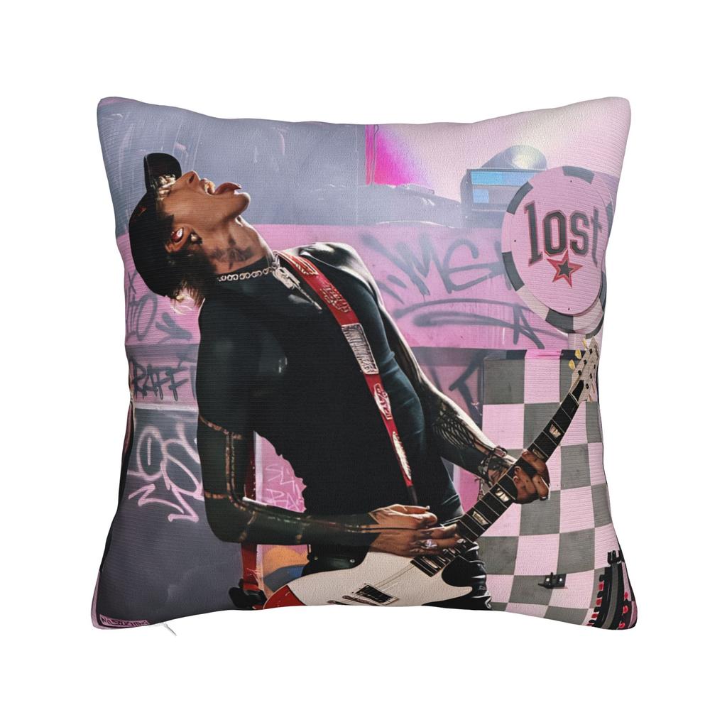 Наволочка MGK Полиэстер Чехол для подушки Декоративный Чехол для декоративной подушки Machine Gun Kelly Домашний Прямая поставка 4040см