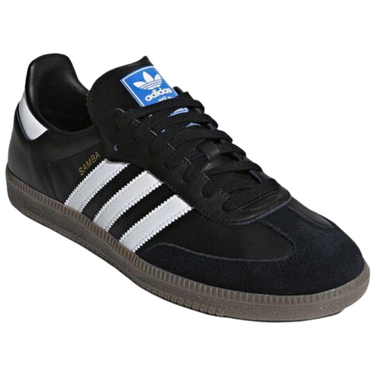 adidas Оригиналы Samba OG Черно-белые с резиновой подошвой B75807