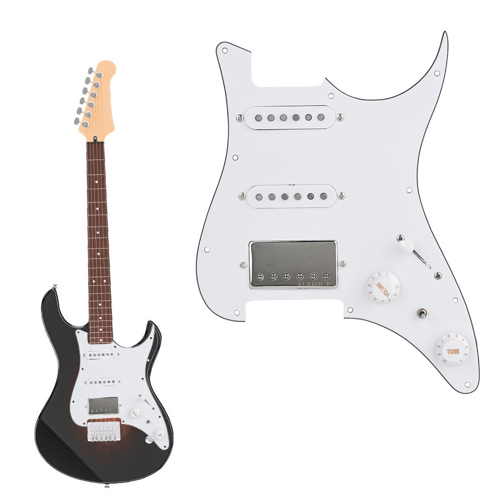 SSH Загруженные Предварительно распаянные Звукосниматели Двойной Катушки Пикгард Аксессуары для Электрогитары