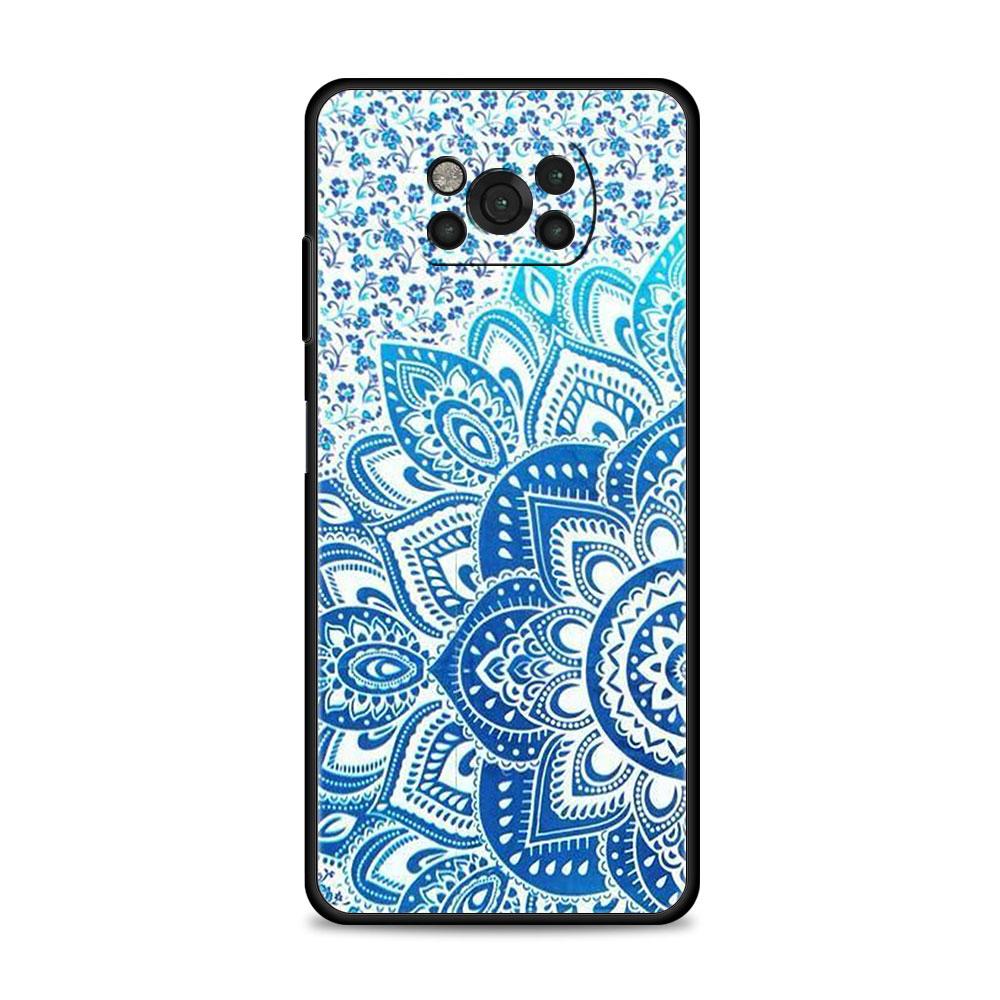 Чехол для Xiaomi Poco X3 X4 NFC M3 M4 Pro 5G Mi 11 lite 11T 9T 12 10T 11E Note10, чехол для телефона Мандала Чакра Йога