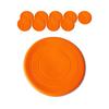 BS UP Dog Frisbee Training Supplies Frisbee, 05 Orange Frisbee, 10 Pieces