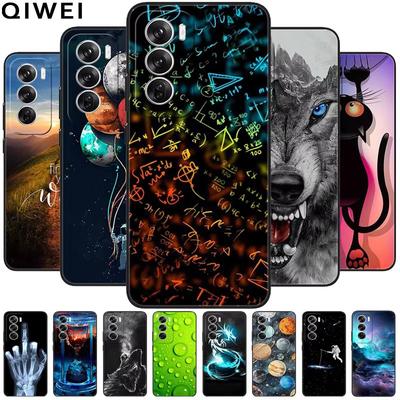 Чехол для Oppo Reno 12 12 Pro 5G Животные Расписной Мягкий ТПУ Силиконовый Чехол для OPPO Reno12 12 / Reno 12Pro Защитный Бампер Чехлы