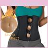 Корсет для формирования фигуры, неопреновый тренажер для талии для эффективного контроля живота и комфорта**