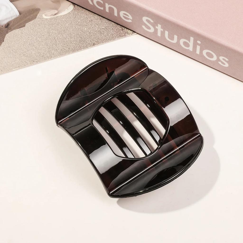 Новые большие и маленькие размеры заколки для волос из поликарбоната для женщин, нескользящие аксессуары для волос, винтажные заколки в форме утиного когтя, заколки для девочек