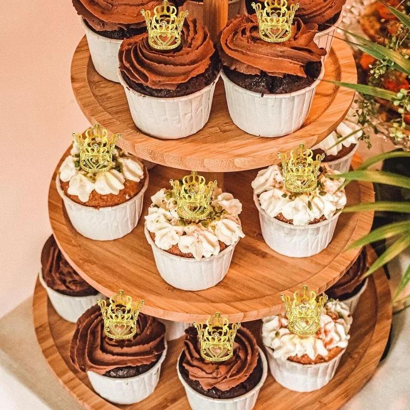 10/1 шт. металлические мини-короны для украшения торта, цветочные букеты, украшения для кексов для свадьбы, детского душа, дня рождения, вечеринки, украшения