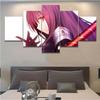 Canvas Printed Poster Home Decor 5 Pieces Fate Grand Order Animation Painting Wall Art HD Pictures Living Room Modular Frame