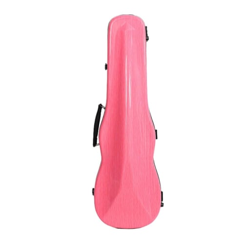 Durable and Ultra-Lightweight 4/4 Full-Size Carbon Fiber Violin Case with Compact and Stylish Humidity Meter, Adjustable Velvet Strap for Crossbody We