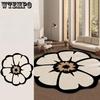 Неправильный ковер Гостиная Спальня Прикроватный ковер Неправильный Диван Журнальный столик Напольный коврик Нескользящий