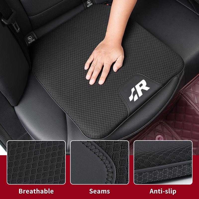 LEG1 Car Breathable Ice-Silk Booster Height Increasing Seat Cushion Auto Interior For VW R Scirocco Jetta Polo Golf Sharan Touran