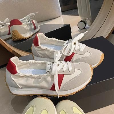 Модные новые повседневные кроссовки с мелким носком для женщин, дизайнерская легкая спортивная обувь на мягкой подошве для женщин класса люкс