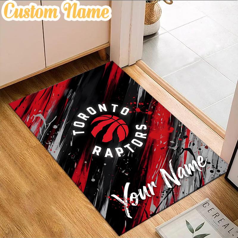 Custom Name Raptors basketball Logo Rug, Office Rug, Chair Rug, Carpet for Living Rooms, Doormat Game Rug Home Decor Christmas Gifts
