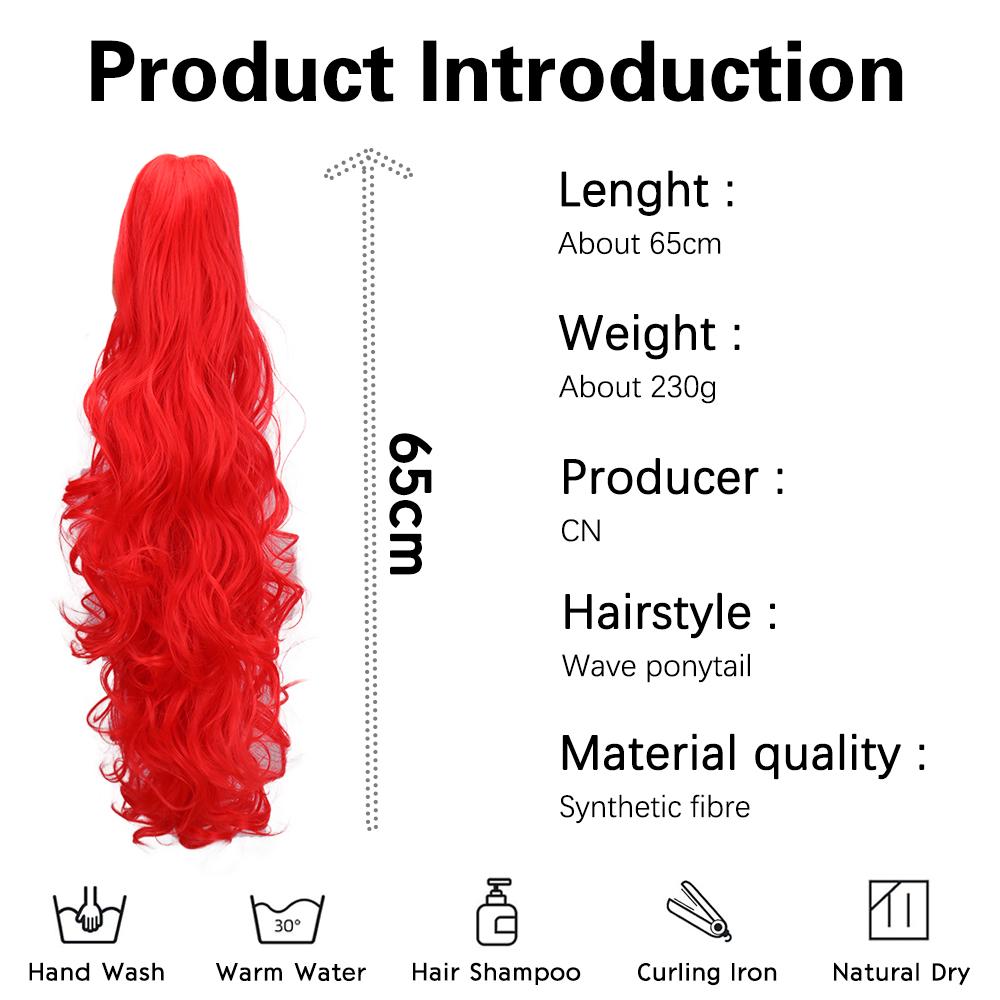 MISSQUEEN Синтетические длинные волнистые накладные волосы на завязках для волос, накладные волосы для женщин, ежедневное использование