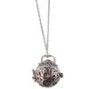 Keepsake Cremation Jewelry-Vintage Hollow Flower Urn Necklace for Ashes, Forever In My Heart Memorial Locket Pendant Jar