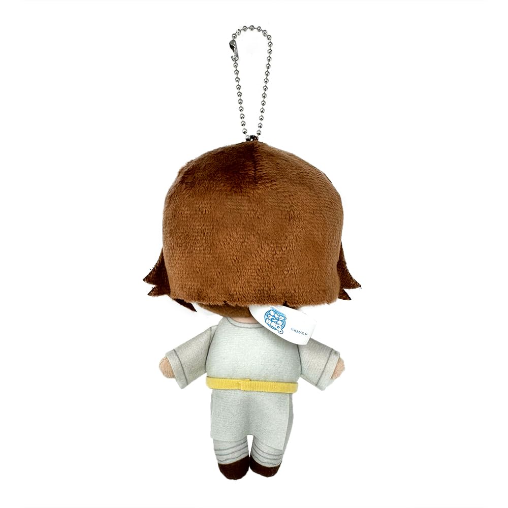 Masuda Kosuke Theater Gag Manga Biyori GO Plush Toy Approx. 13cm Mascot Ball Chain (Ono Imoko (White Clothes))