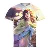 Летняя мужская футболка с коротким рукавом King of Glory Game Clothes для учеников средней школы с 3D-цифровой печатью, футболки, верх