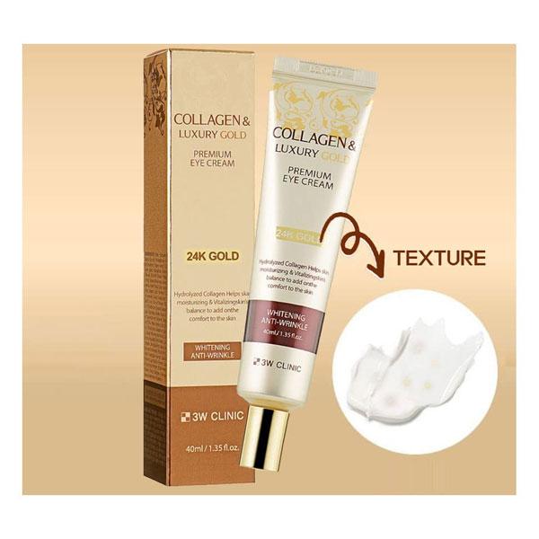 3w Clinic Коллагеновый крем для век Luxury Gold 40 мл