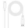 USB 2.0 Cable - NANO CABLE - 10.01.2103-W - USB-C/MA/M - 3A - 3 Meters - White