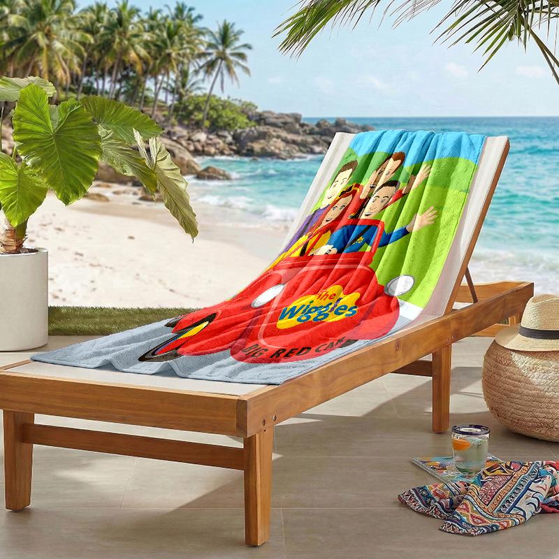 Wiggles Fashion Beach Towel: Ideal for Summer Adventures Soft, absorbent and quick drying suitable for swimming and bathing