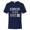 Artistic Computer 404 Error Not Found T Shirt Funny Birthday Gifts for Men Coder Geek Programmer T-shirt Summer Casual Tee Tops