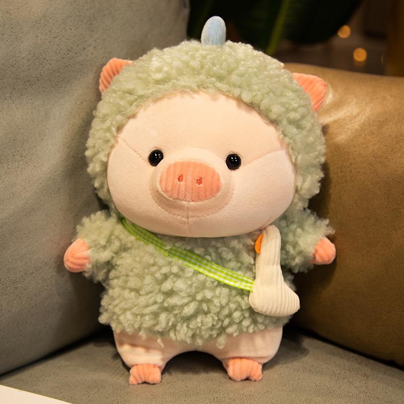 2838Cm Lovely Pig Plush Toy Creative Cosplay Rabbitbear Doll Soft Stuffed Animals Toy For Children Baby Kawaii Birthday Gift