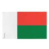 Drapeau - Madagascar - 128 X 192 Cm - Polyester - Recto/verso - 2 Œillets En Fer