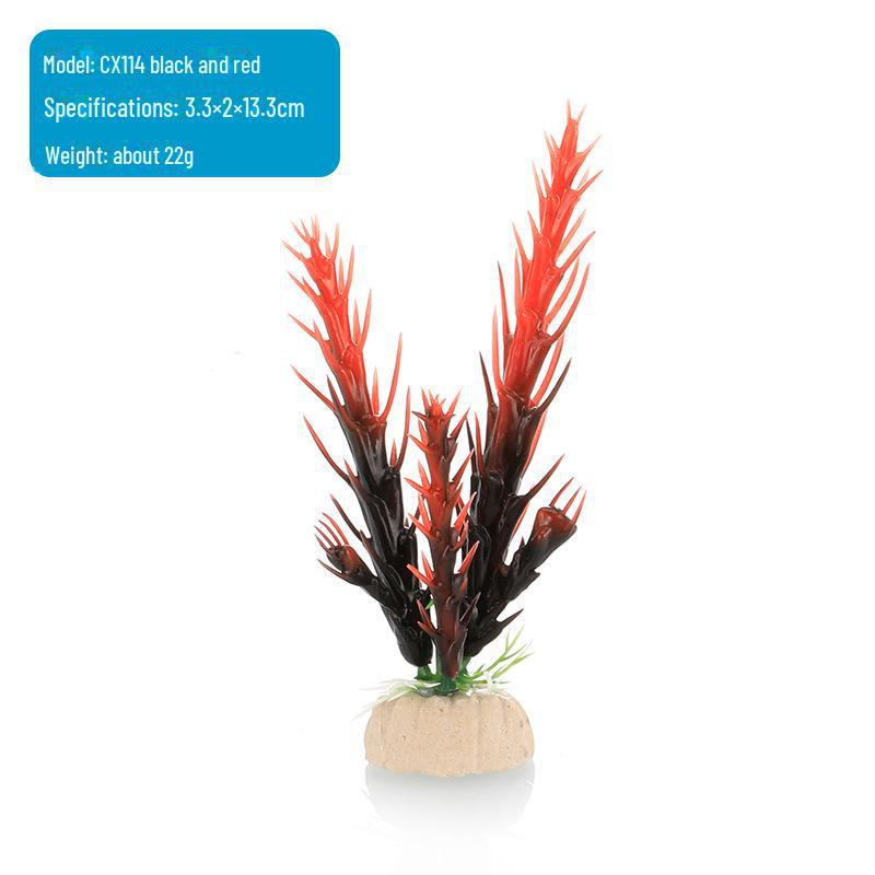 CX Series Fish Tank Decoration: Large Artificial Cactus and Aquarium Plant Simulation