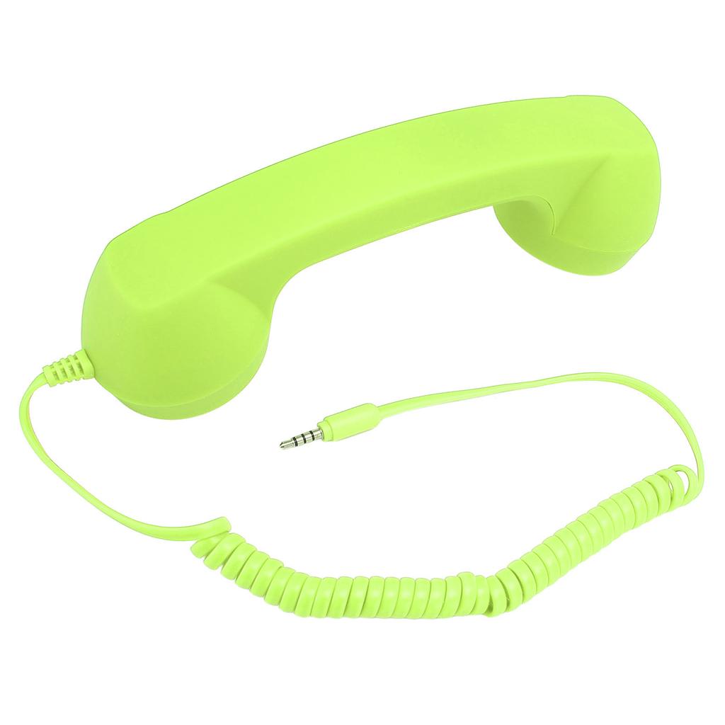 Retro Telephone Receiver Professional 3.5mm Plug Radiation Proof Wired Cellphone Handset for