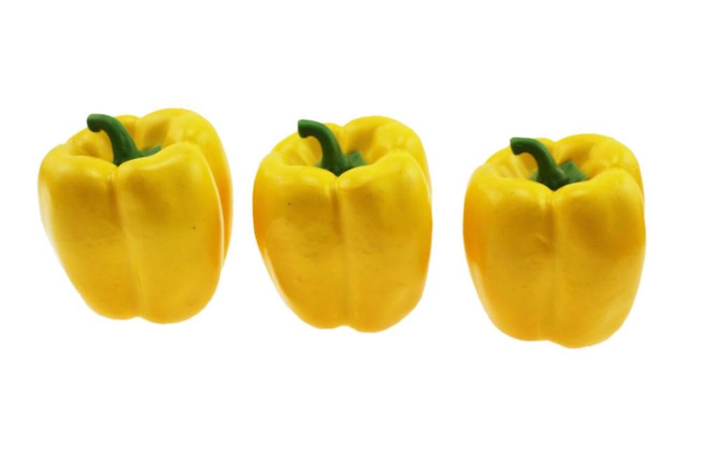 Speed Mao Lifelike Paprika and Bell Pepper Food 3 Set of 9 Realistic, Samples, Colors,