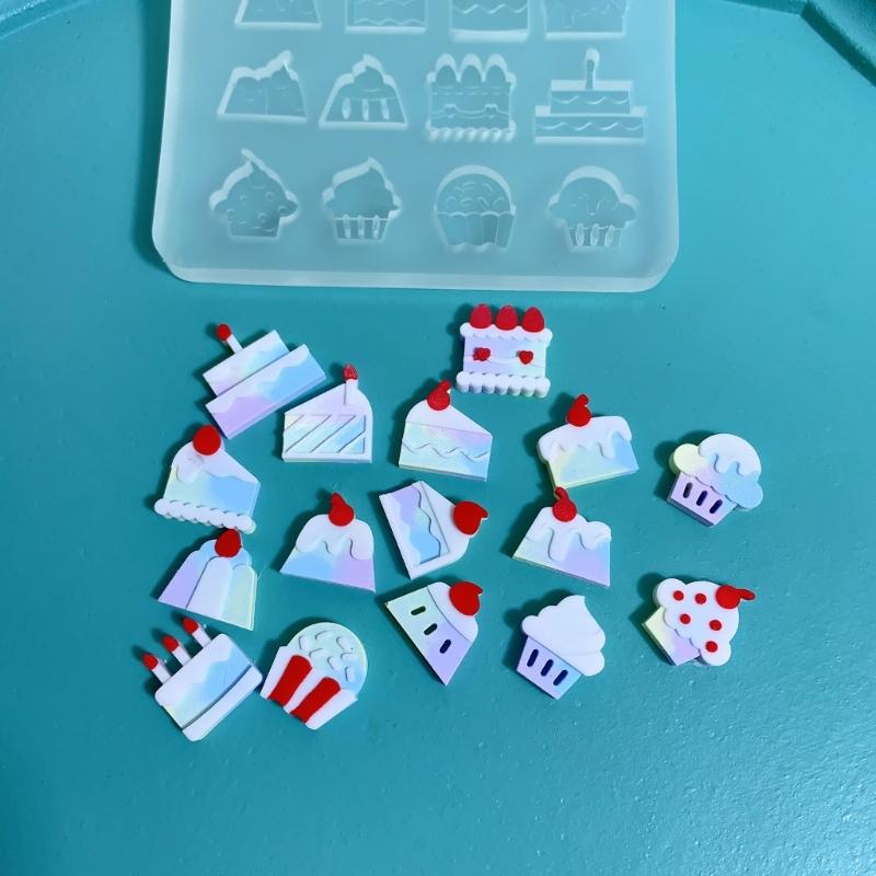 Silicone Mold Baking Tools Panda/Green Grass Flower/Drugs/Guitar/Cake Shape Fondant Casting Mould for Baking Lovers