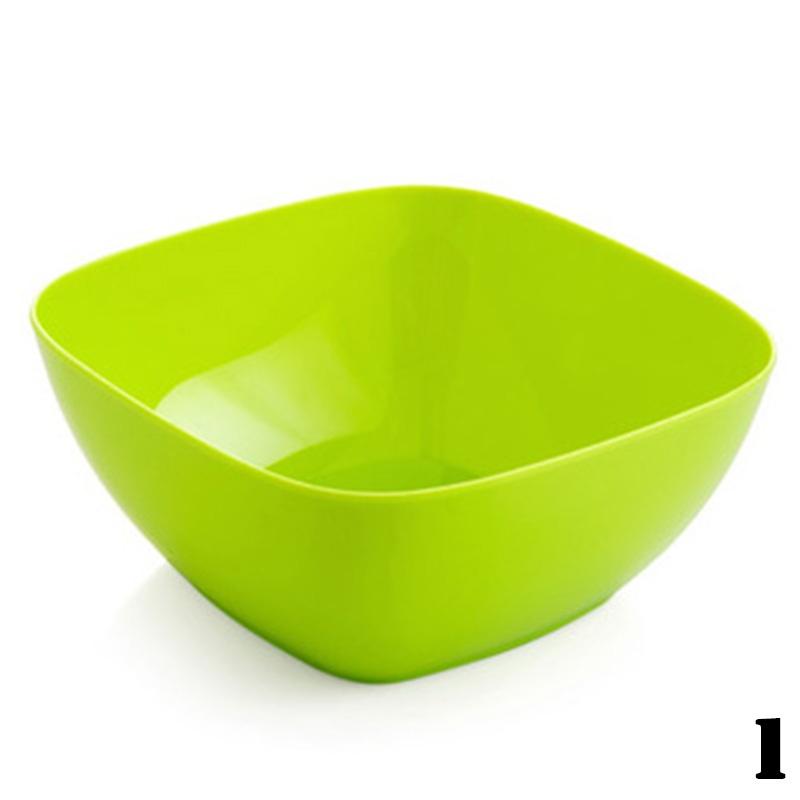 1 шт. квадратная тарелка для салата из пищевого пластика, фруктовые миски, блюдо для конфет из сухофруктов