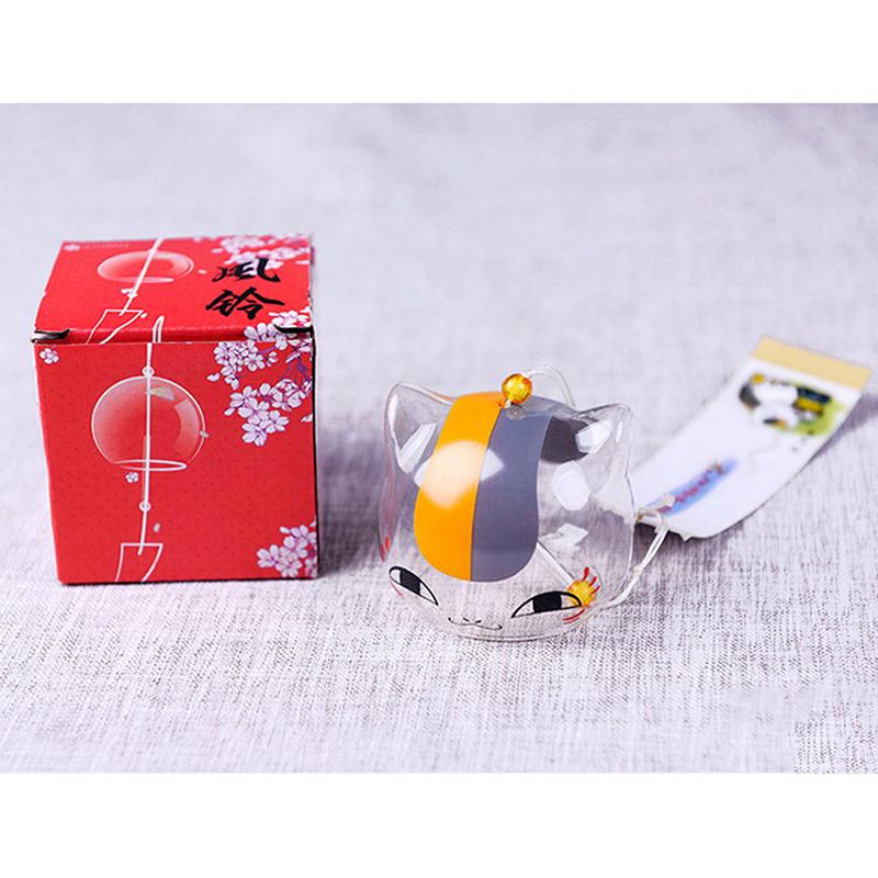 1 шт., колокольчик ветра, японские колокольчики ручной работы, стеклянный фурин, декор для домашнего офиса