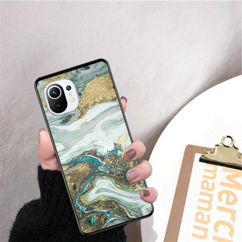 Чехол для телефона 'Мрамор темно-синий' для Xiaomi 12 Mi 10T 11T 11 Pro 10 10T 11 lite 10pro 11Ultra Poco X3 Pro Poco F3 M3