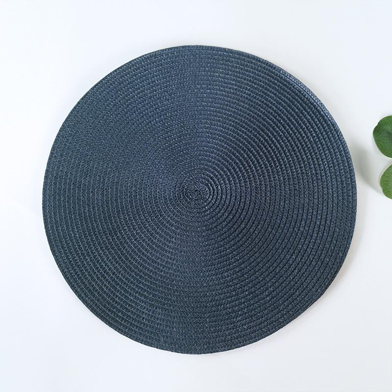 PP placemat, thermal insulation mat, leave-in coaster, dining table mat, decorative mat, hot-selling, multi-color optional, modern simplicity
