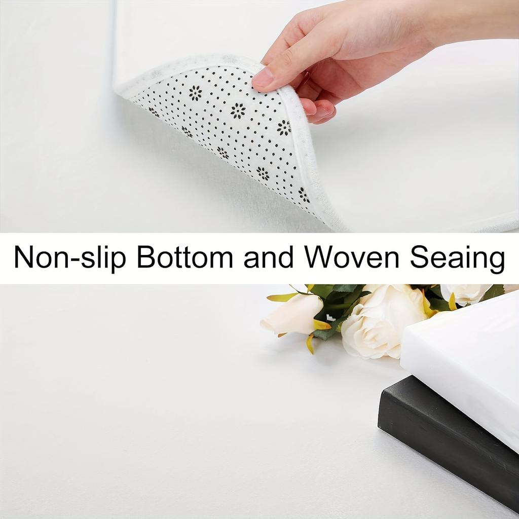 Geometry Kitchen Mat Soft Thickened Kitchen Floor Mat Waterproof Non-slip Oil-proof Floor Mat Runner Rug