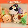 Plush Hot Dog Keychain Bag Pendant Backpack Food Animal Decoration Bakery Toy
