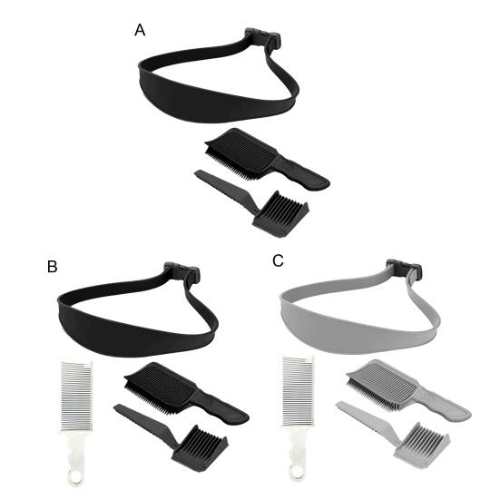 3/4 шт./набор парикмахерских расчесок для стрижки волос силиконовый шаблон для бритья шеи позиционирование смешивание изогнутая машинка для стрижки волос парикмахерские аксессуары для стрижки