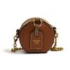 Stylish Retro Mini Round Bag For Kids And Adults With Chain Design Lightweight