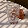 4pcs Glass Set for Drinking 10.5oz Household Whiskey Cups Diamond Painting Wine Glass Juice Drinks Glasses Transparent Drinkware