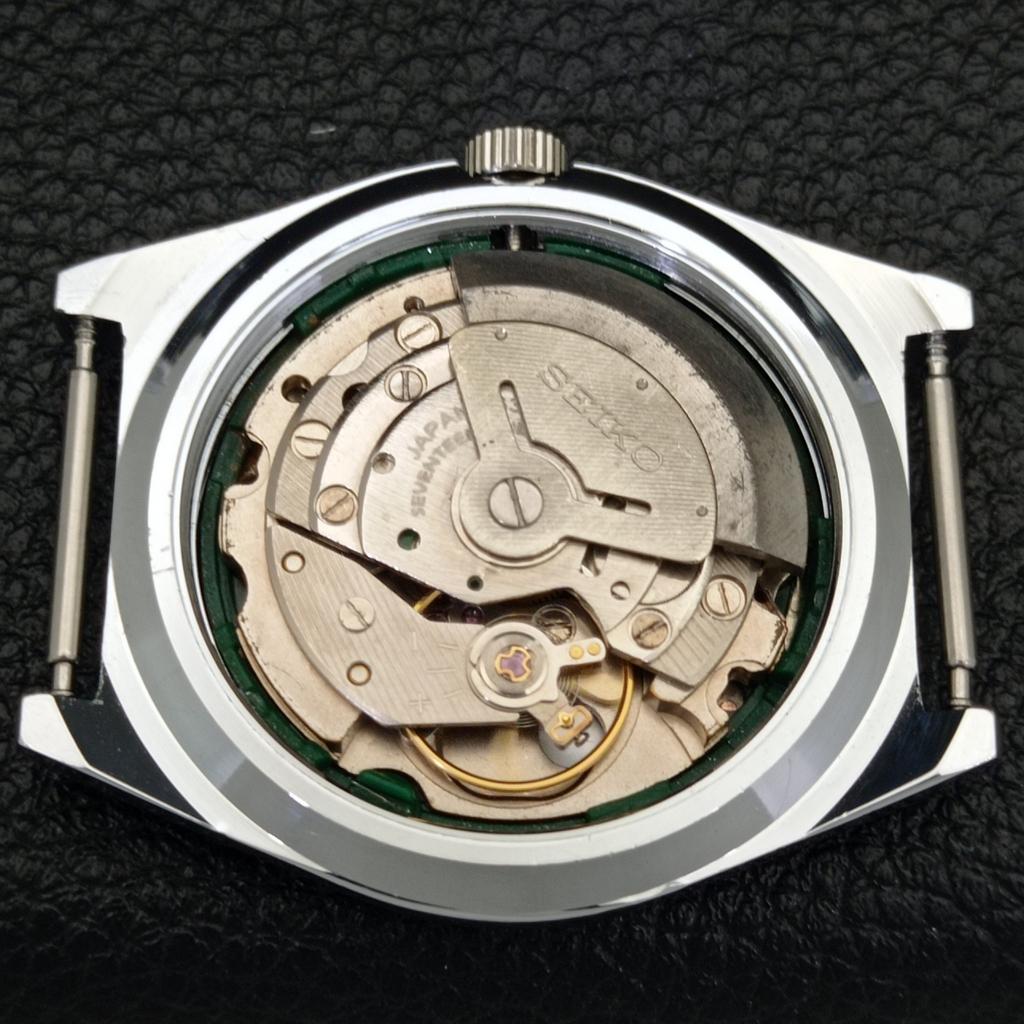 ЯПОНСКИЕ ВИНТАЖНЫЕ ОТРЕМОНТИРОВАННЫЕ МУЖСКИЕ АВТОМАТИЧЕСКИЕ ЧАСЫ SEIKO 5 6309A КРАСНЫЙ ЦИФЕРБЛАТ a440911-4